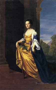  New Oil Painting - Mrs Jeremiah Lee Martha Swett colonial New England Portraiture John Singleton Copley